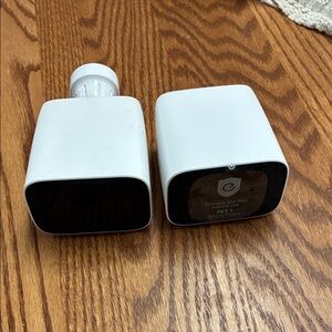 White Security Camera Set